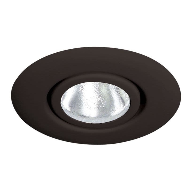 Juno 10 WH 10 Series Adjustable Flush Line Voltage Gimbal Ring Trim, 5 in OD, Halogen Lamp, For Use With IC1P, TC1, TC1S, TC1R, TC1RCW, APT1 Series Line Voltage Housing, Aluminum